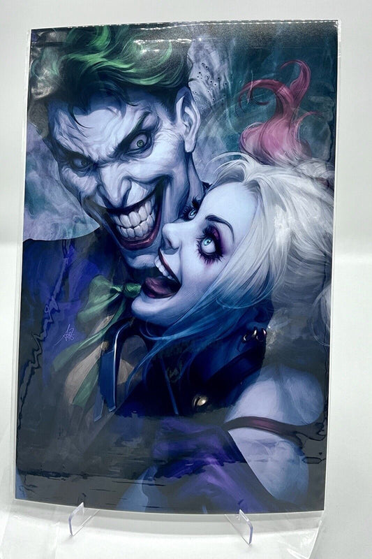 THE JOKER HARLEY  QUINN ART PRINT 11X17 INCHES BATMAN POSTER SUICIDE SQUAD