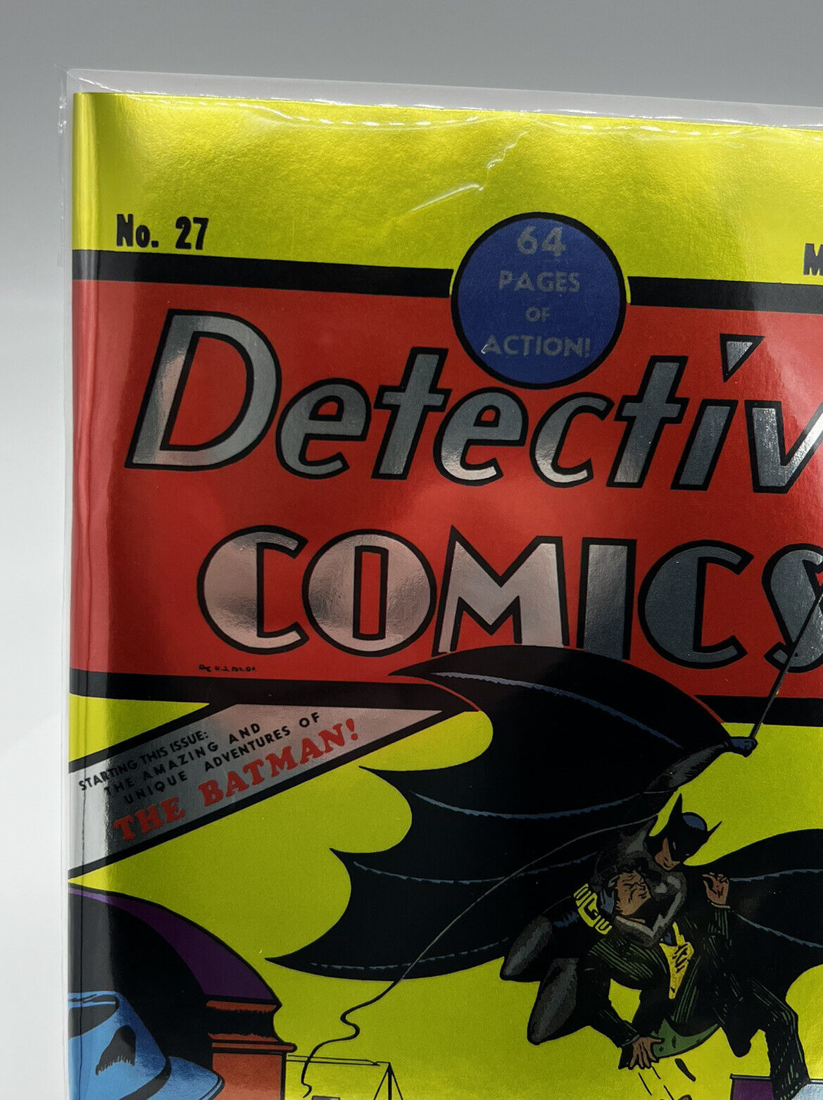 DETECTIVE COMICS 27 FACSIMILE EDITION FOIL LIMITED 1000 NYCC BOB KANE COMIC MINT