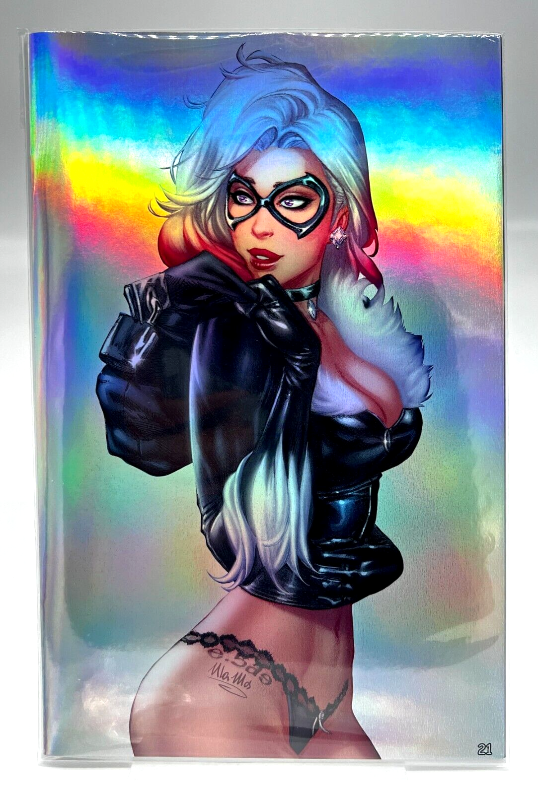 Persuasion #4 Black Cat ERIC EBAS BASALDUA CHROME FOIL LIMITED EDITION #21/100