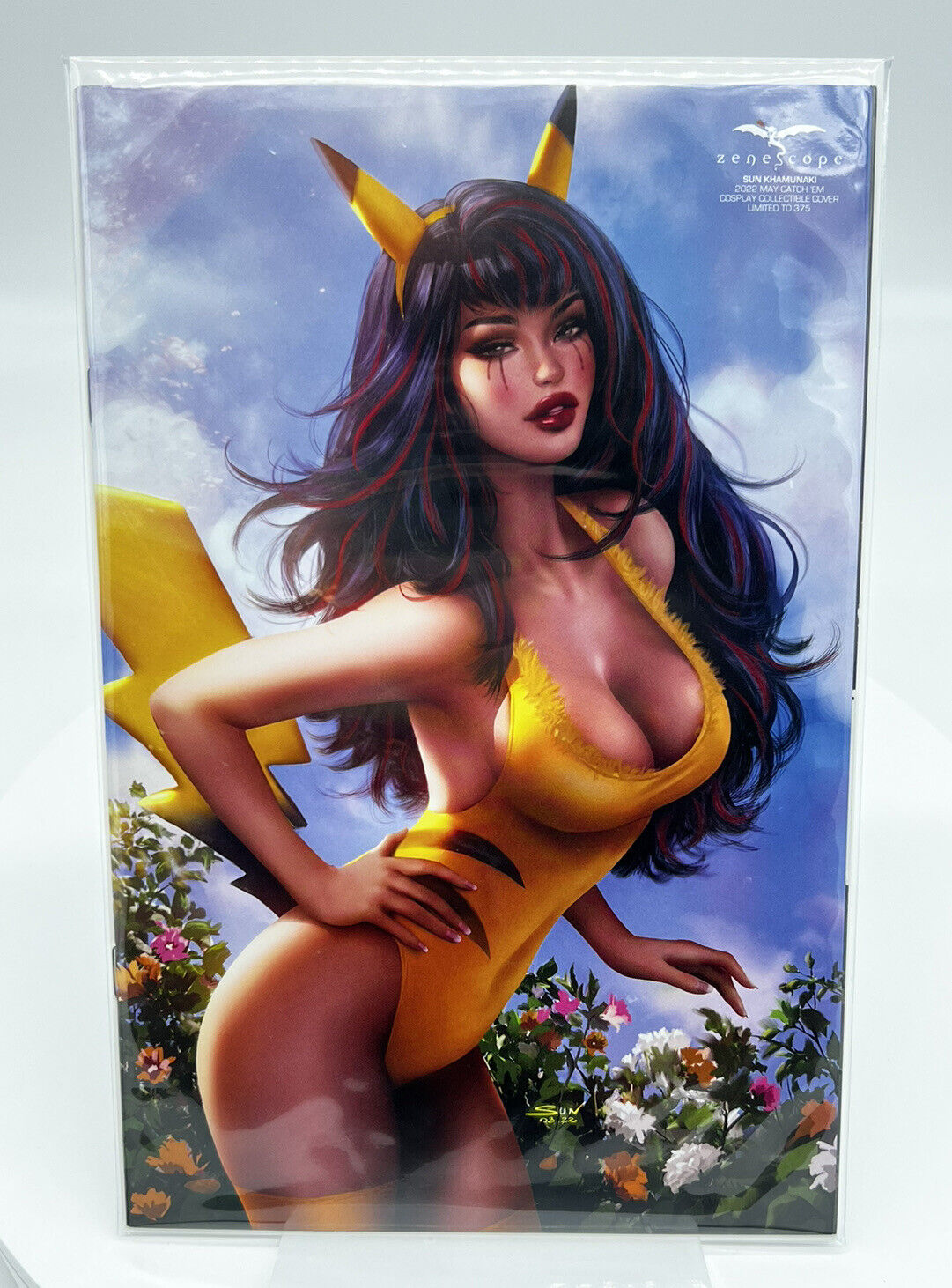 ZENESCOPE 2022 MAY CATCH EM SUN KHAMUNAKI LTD 375 POKEMON PIKACHU