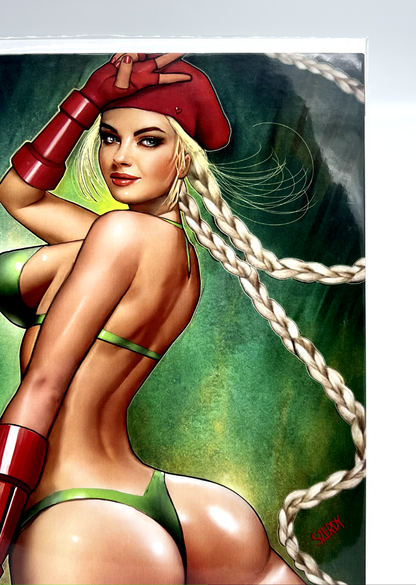 Zirty Girlz #3 Cammy Street Fighter Nathan Szerdy Signed Virgin Limited Edition