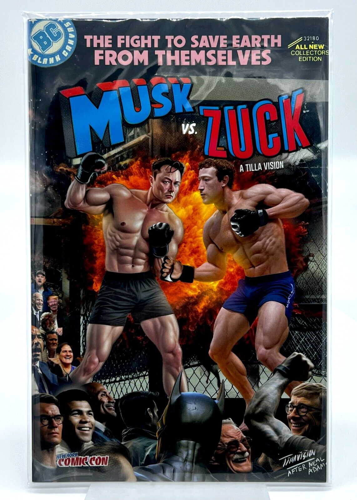 MUSK VS. ZUCK by TILLAVISION NYCC 2023 EXCLUSIVE LIMITED EDITION 250