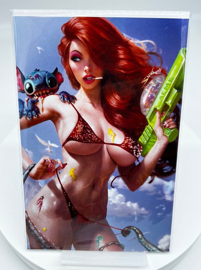 Jessi Zombie Witch Hunter Jessica Rabbit & Stitch Bikini Virgin - Shikarii