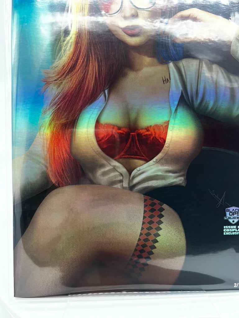 Power Hour #1 Dr Harley Quinn Foil - Sidney Augusto Limited Edition