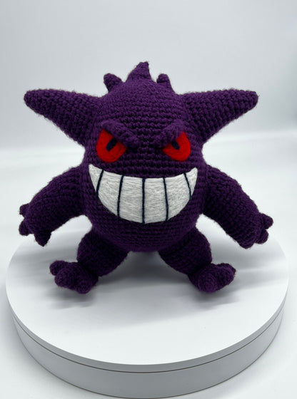 GENGAR POKEMON KNITTED AMIGURUMI