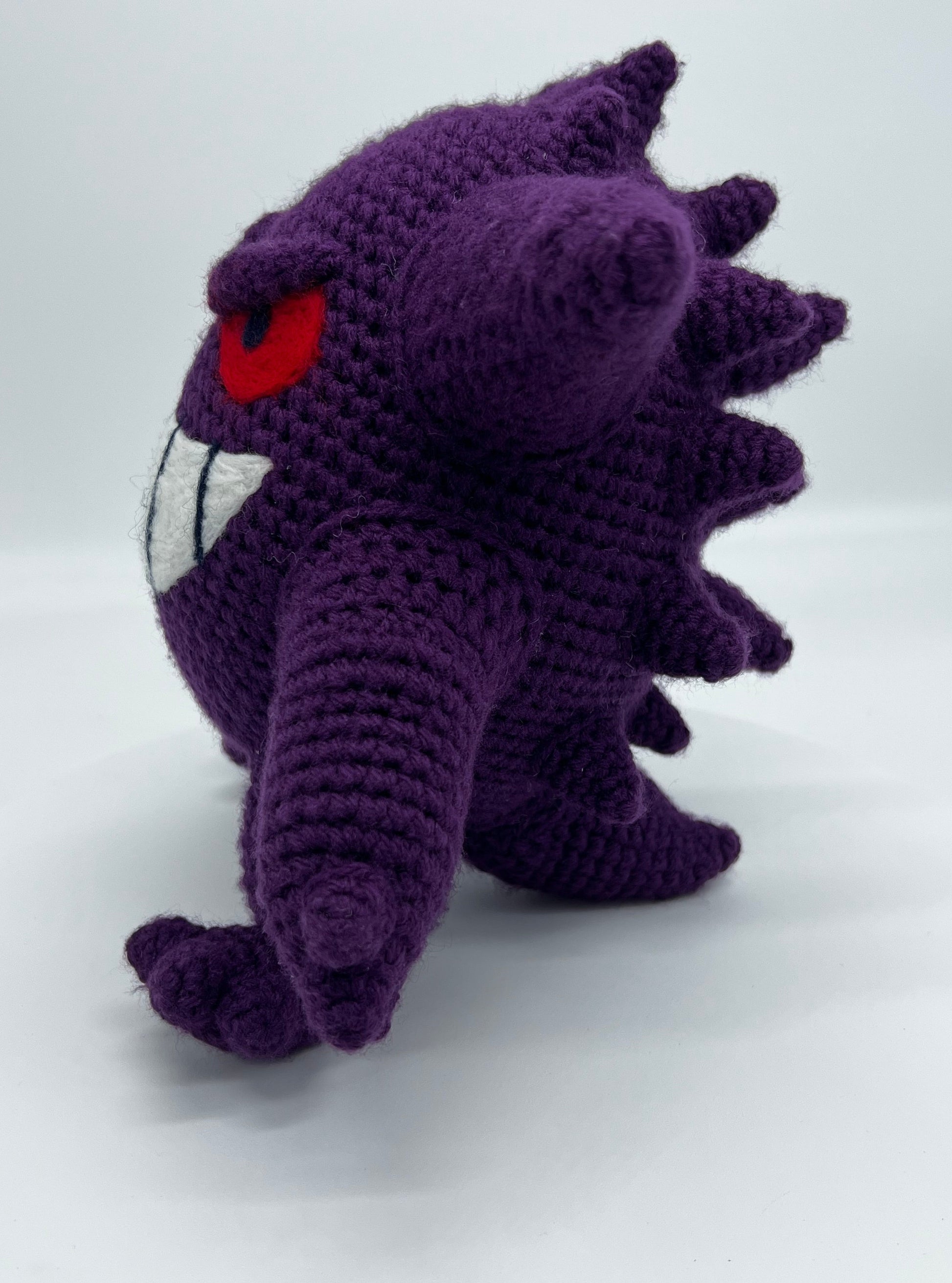 GENGAR POKEMON KNITTED AMIGURUMI