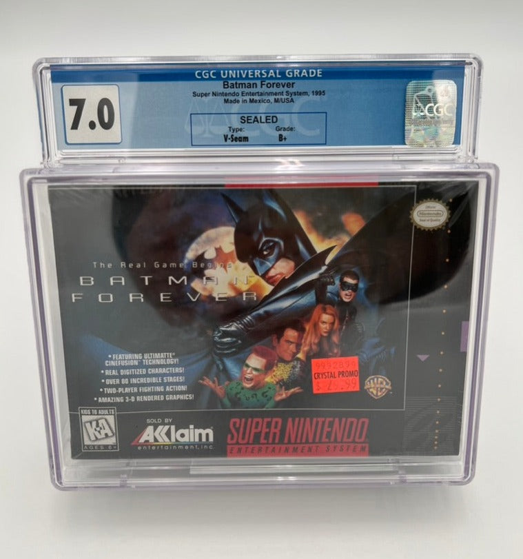 Batman Forever Super Nintendo - Sealed CGC 7.0