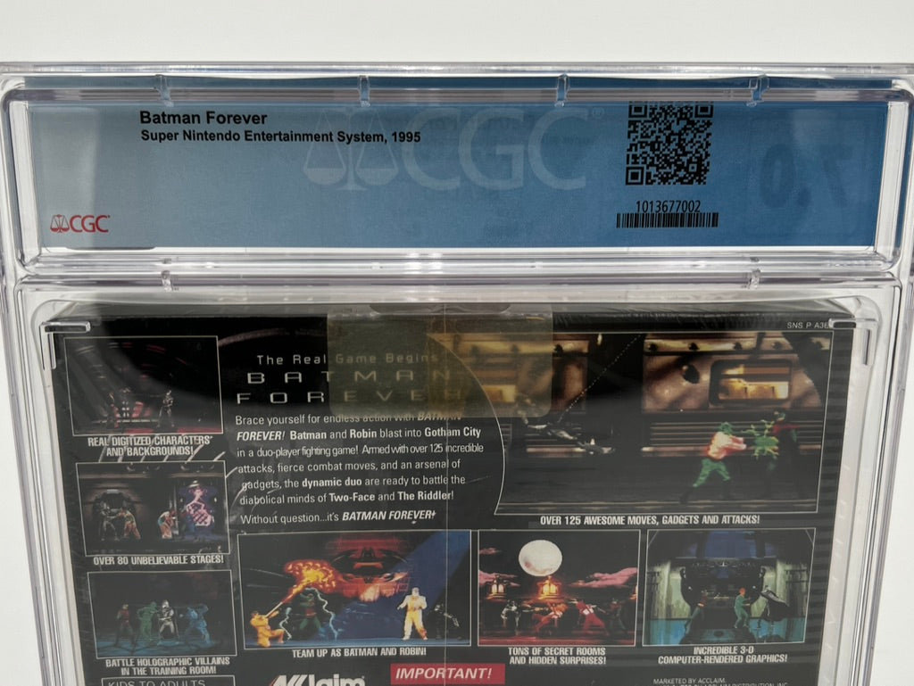 Batman Forever Super Nintendo - Sealed CGC 7.0