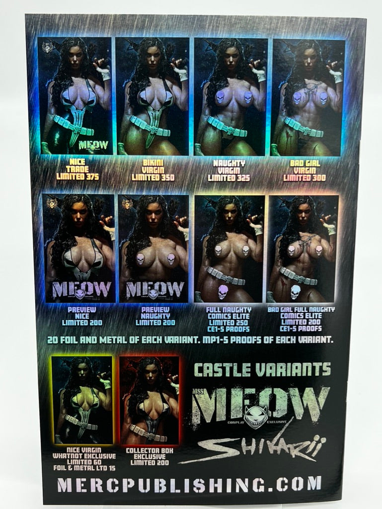 Miss Meow #7 Castle Punisher FOIL - Shikarii Publisher Edition