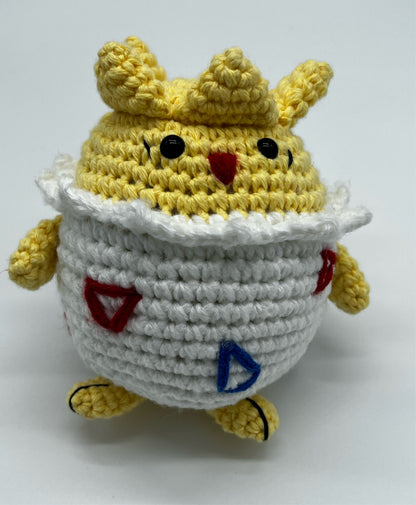 Togepi Pokémon Amigurumi - Perhandmade