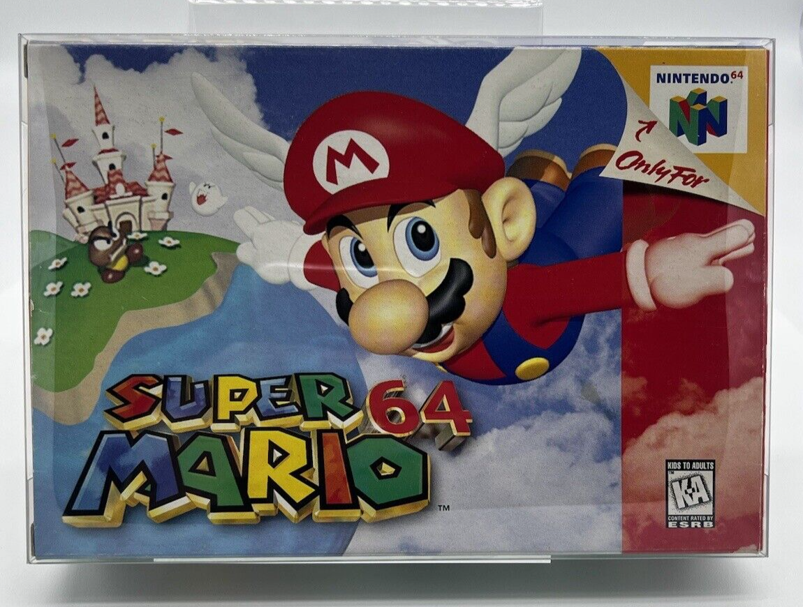 Super Mario 64 Nintendo 64 N64 Complete In Box CIB VIDEO GAME EXCELLENT CLEAN