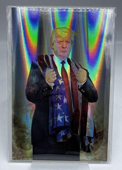 Donald Trump 2024 MAGA FOIL Comic Book Kyle Willis Limited Edition 50 Copies