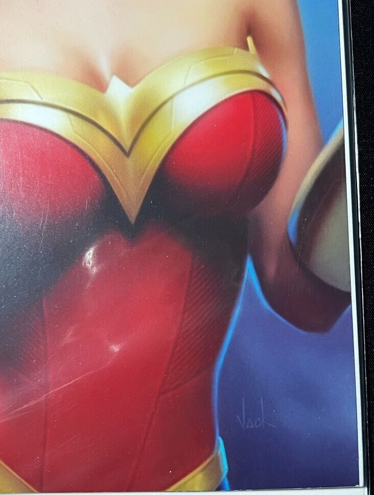 JUSTICE LEAGUE #75 WONDER WOMAN WILL JACK VIRGIN LIMITED EDITION TO 1500 DC