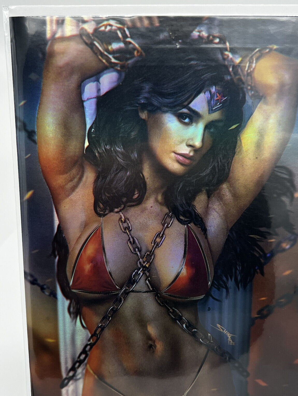 Power Hour #1 Wonder Woman Swimsuit Virgin FOIL Shikarii LIMITED #1/30 COPIES