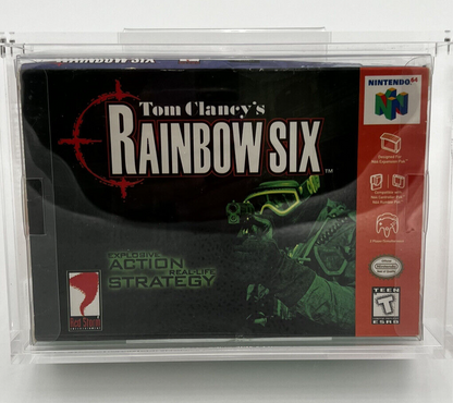 Tom Clancy's Rainbow Six N64 Nintendo 64 Complete In Box RETRO CIB VIDEO GAME