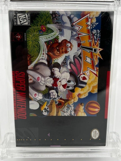 WHIZZ SUPER NINTENDO SNES CIB SEALED GRADED WATA 8.0