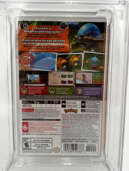 New Pokemon Snap Nintendo Switch SEALED GRADED CGC 9.6 RETRO VIDEO GAME WATA