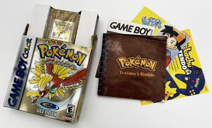 Pokemon Gold Version Nintendo Game Boy Color Video Game CIB Complete In Box 2000