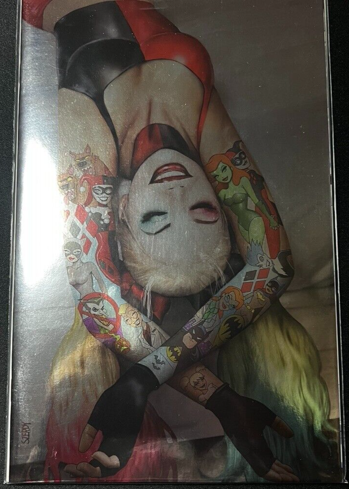 HARLEY QUINN 23 NATHAN SZERDY VIRGIN FOIL TATTOOS DC COMIICS SUCIDE SQUAD