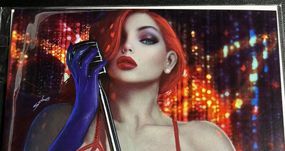 TOTALLY RAD HALLOWEEN JESSICA RABBIT SHIKARII LIMITED EDITION ARTIST PROOF 10/10