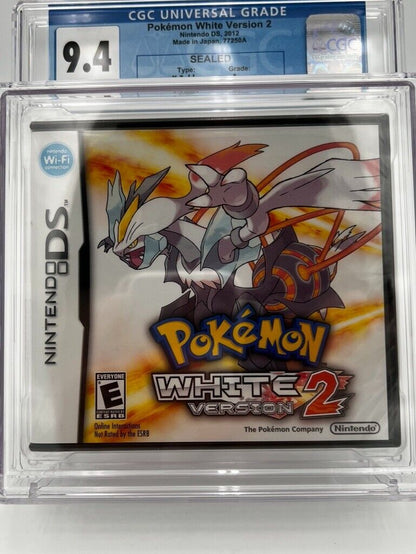 Pokemon: White Version 2 (Nintendo DS, 2012) SEALED GRADED CGC 9.4