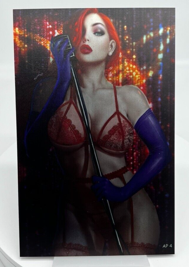 TOTALLY RAD JESSICA RABBIT SHIKARII METAL COVER LIMITED ARTIST EDITION #4/10