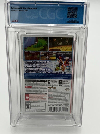 Pokemon Brilliant Diamond Nintendo Switch NEW SEALED GRADED CGC 9.6 VIDEO GAME