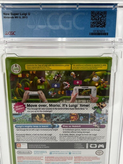 New Super Luigi U Nintendo Wii U NEW SEALED GRADED CGC 9.2 VIDEO GAME WATA