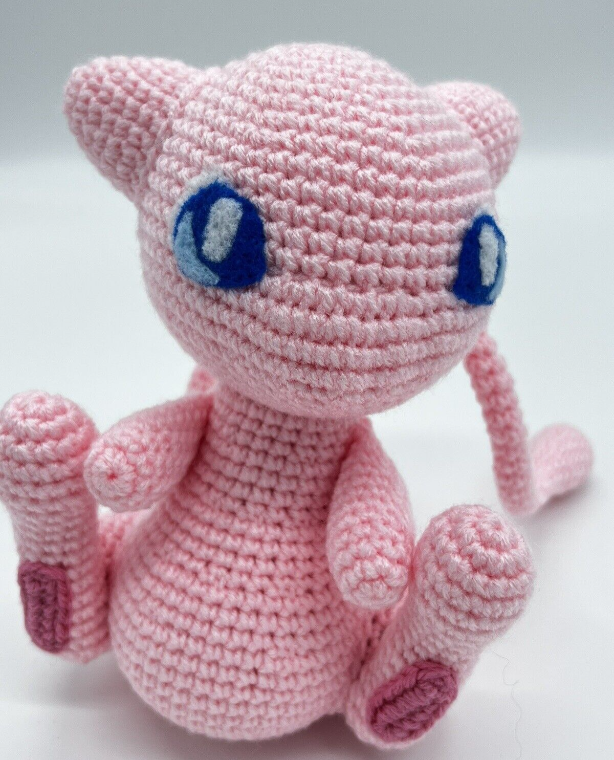 POKEMON MEW KNITTED CROTCHET STUFFED ANIMAL AMIGURUMI HANDMADE PLUSHIE