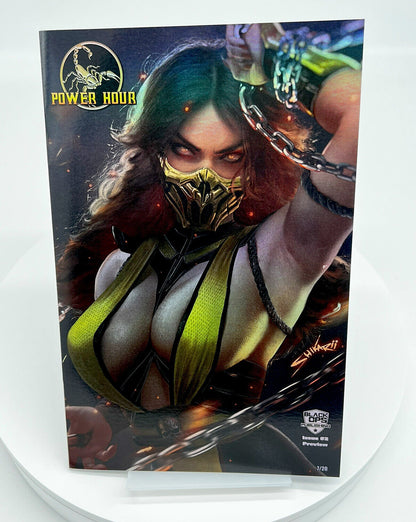 Power Hour Scorpiona Shikarii Preview FOIL Limited Edition #7/20 Mortal Kombat