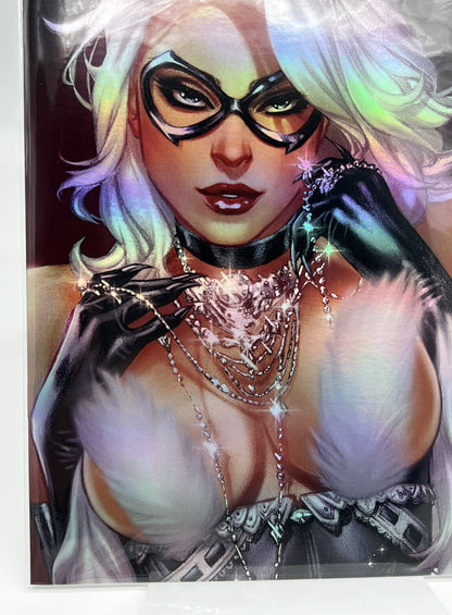 Power Hour #2 Black Cat Ebas Foil Preview CLOSE UP LIMITED EDITION #16/20 COPIES