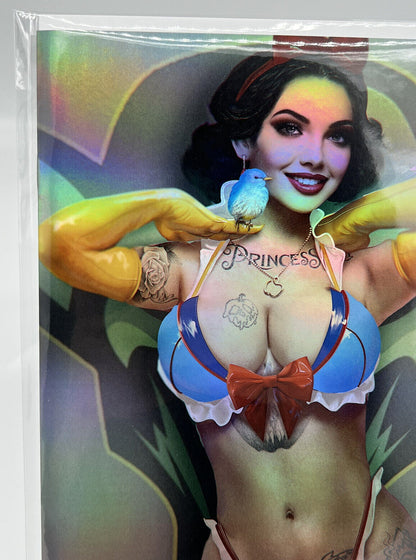 Totally Rad Snow White Milf Shikarii FOIL LIMITED EDITION ARTIST PROOF #5/10