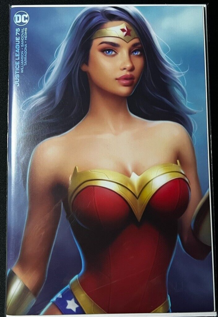 JUSTICE LEAGUE #75 WONDER WOMAN WILL JACK VIRGIN LIMITED EDITION TO 1500 DC