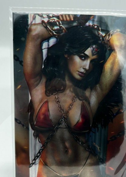 POWER HOUR WONDER WOMAN SHIKARII VIRGIN METAL LIMITED EDITION AP #4/5 COPIES