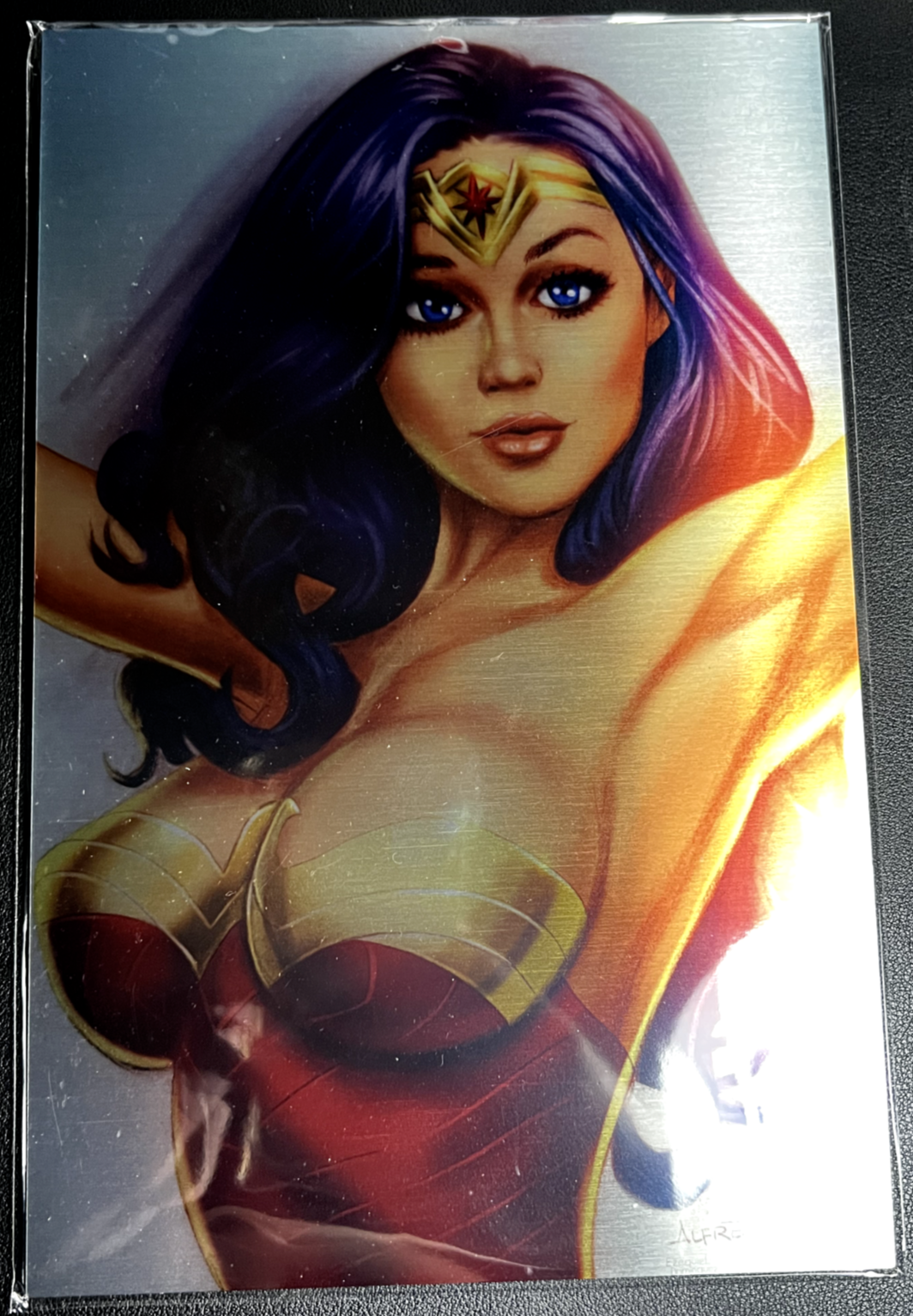 M House Wonder Woman Alfret Le METAL LIMITED EDITION ARTIST PROOF #2/10 MELINDAS