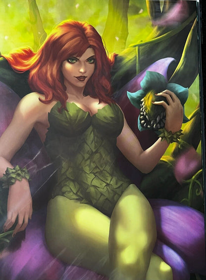 BATMAN FEAR STATE ALPHA #1 POISON IVY EJIKURE ARTGERM VIRGIN LIMITED 1250 COPIES