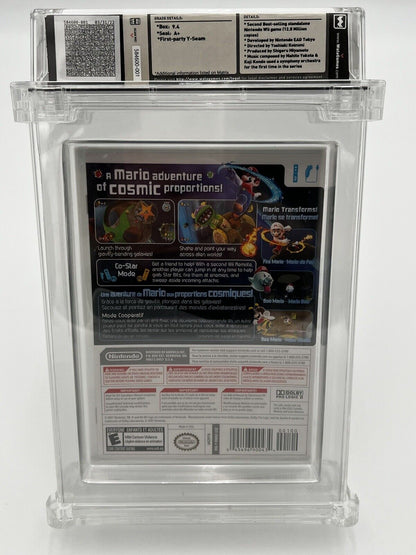 Super Mario Galaxy Video Game Nintendo Wii 2007 NEW SEALED GRADED 9.4 WATA