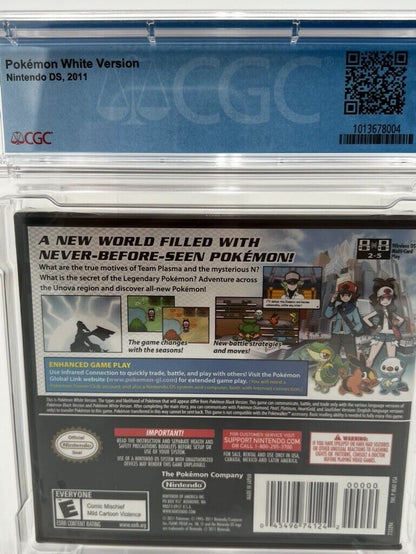 Pokemon White VERSION Nintendo DS SEALED GRADED CGC 9.6 NEW VIDEO GAME