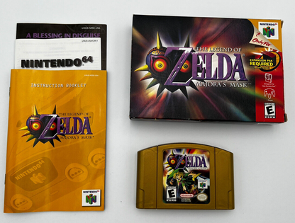 The Legend Of Zelda Majora’s Mask N64 CIB Nintendo 64 Complete In Box VIDEO GAME