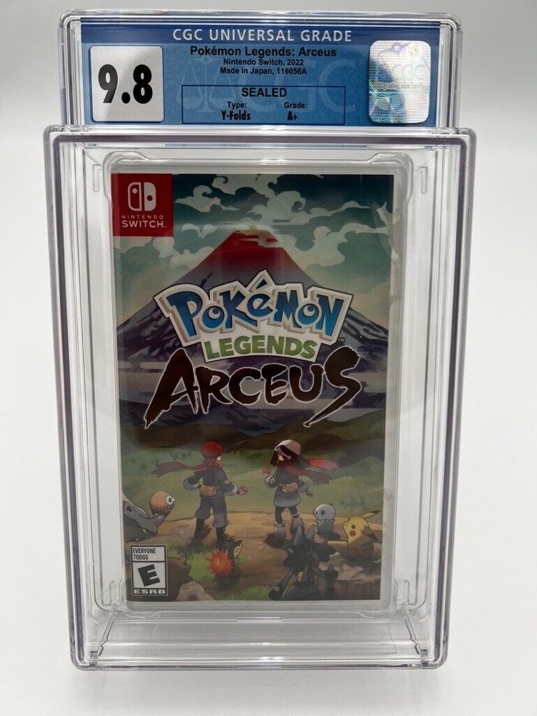 Pokemon Legends Arceus  Nintendo Switch NEW SEALED GRADED CGC 9.8 VIDEO GAME