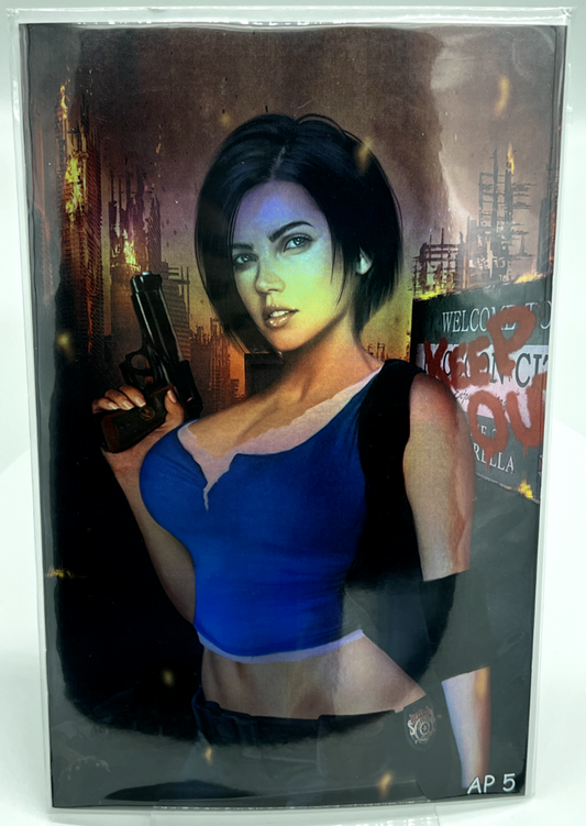 Evil Rad Resident Evil Jill Valentine Piper Rudich Foil ARTIST EDITION #5/5