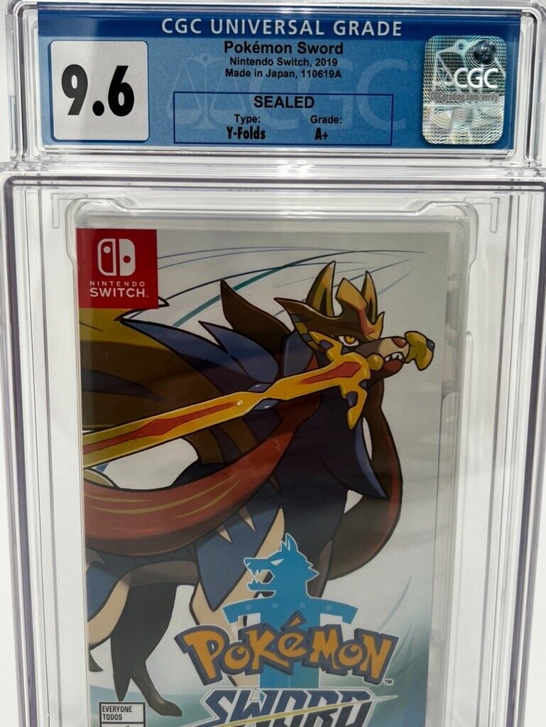 Pokemon Sword Nintendo Switch SEALED GRADED CGC 9.6 NEW VIDEO GAME