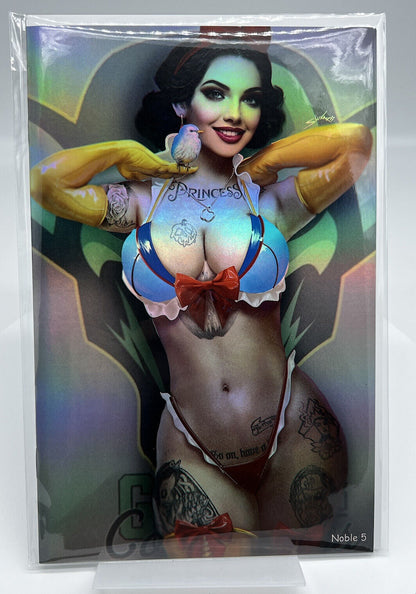 Totally Rad Snow White Milf Shikarii FOIL LIMITED EDITION ARTIST PROOF #5/10