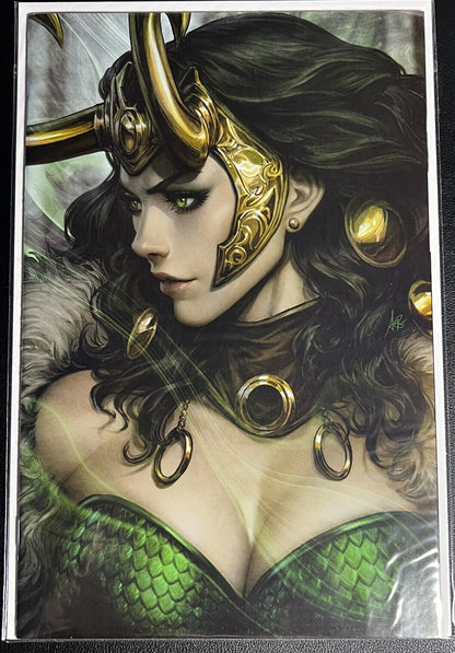 Loki #1 STANLEY ARTGERM Virgin 1:100 Ratio AVENGERS MARVEL COMICS