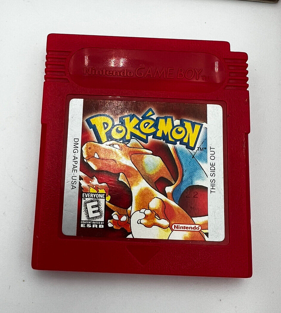 Pokémon Red Version NINTENDO Gameboy Complete In Box CHARIZARD CIB