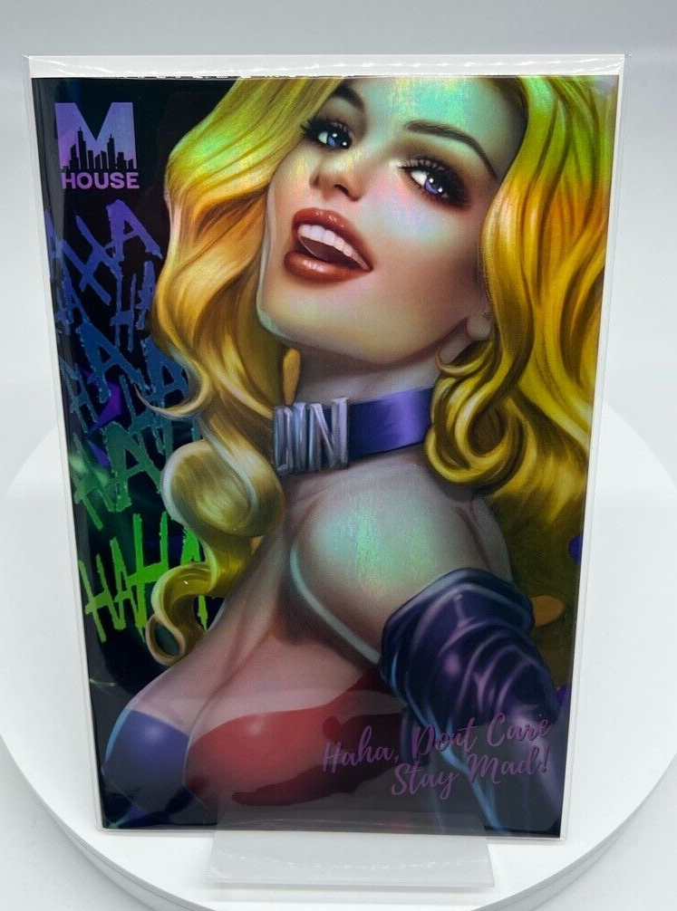 M House Harley Quinn Virgin Foil Limited Edition 20 Hardlee Thinn Melinda's