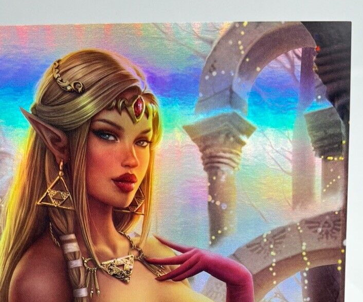 Power Hour #1 Princess Zelda  Sun Khamunaki FOIL LIMITED PUBLISHER  COPY #2/5