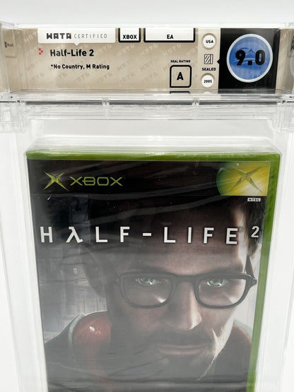 Half-Life 2 Video Game Xbox 2005 NEW SEALED GRADED WATA  9.0