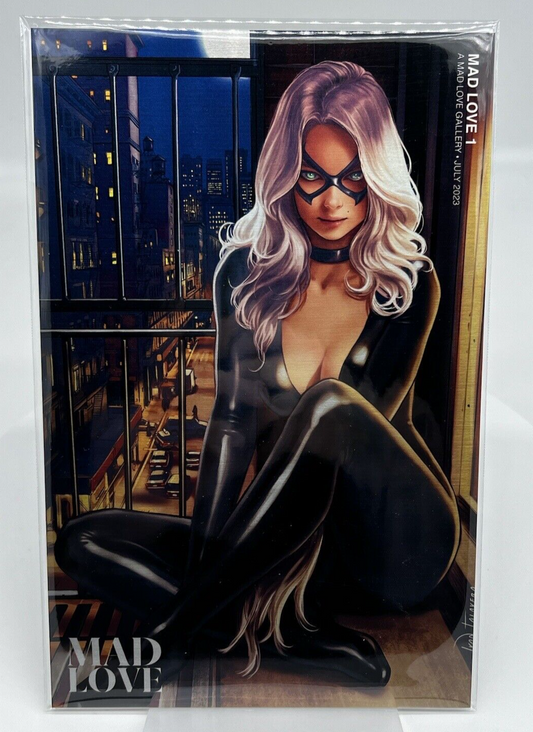 Mad Love #1 BLACK CAT IVAN TALAVERA DOUBLE METAL COVER LIMITED EDITION #10/10