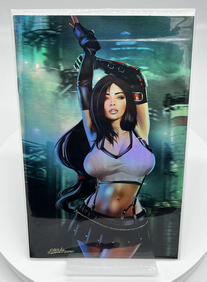 M House Final Fantasy Tifa Lockhart FERNANDO ROACHA VIRGIN FOIL LIMITED 20